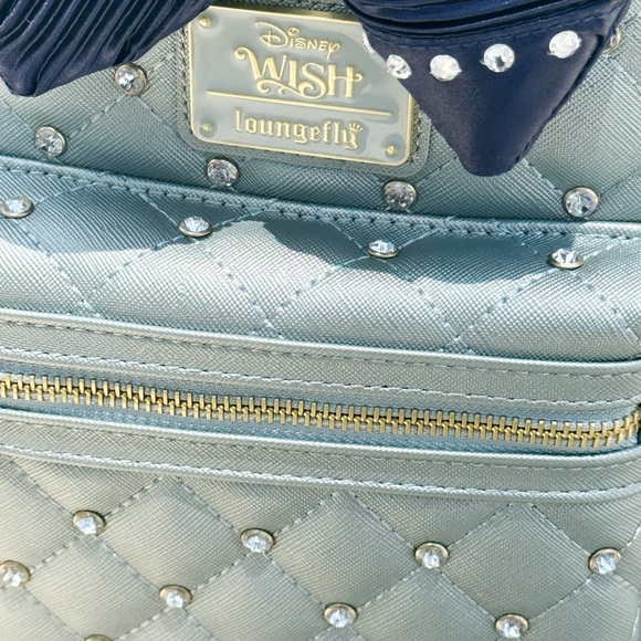 Disney Cruise Line WISH inaugural Loungefly backpack Cinderella Blue NWT main image 4